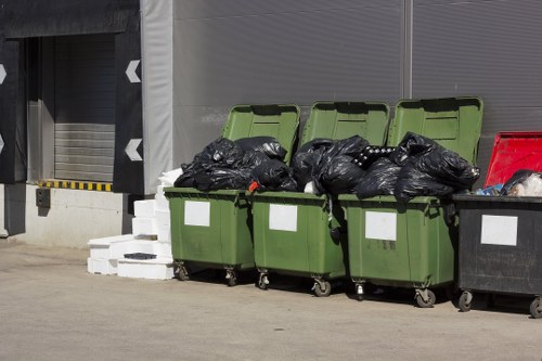 Types of business waste including general and recyclable materials