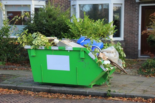 Eco-friendly garden clearance practices being implemented